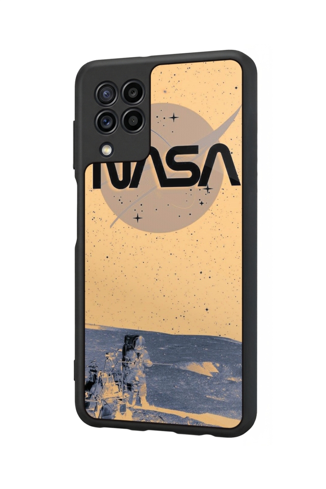 Samsung Galaxy M22 Uyumlu Nasa Tasarımlı Glossy Premium Kılıf
