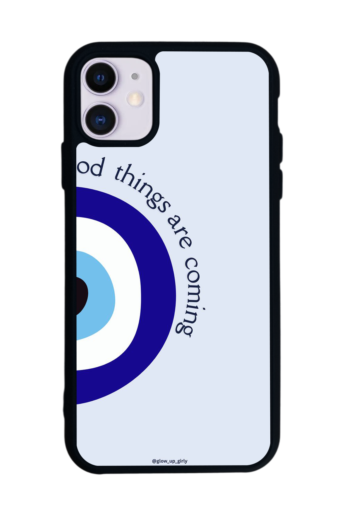 iPhone 11 Uyumlu Nazar Tasarımlı Glossy Premium Kılıf