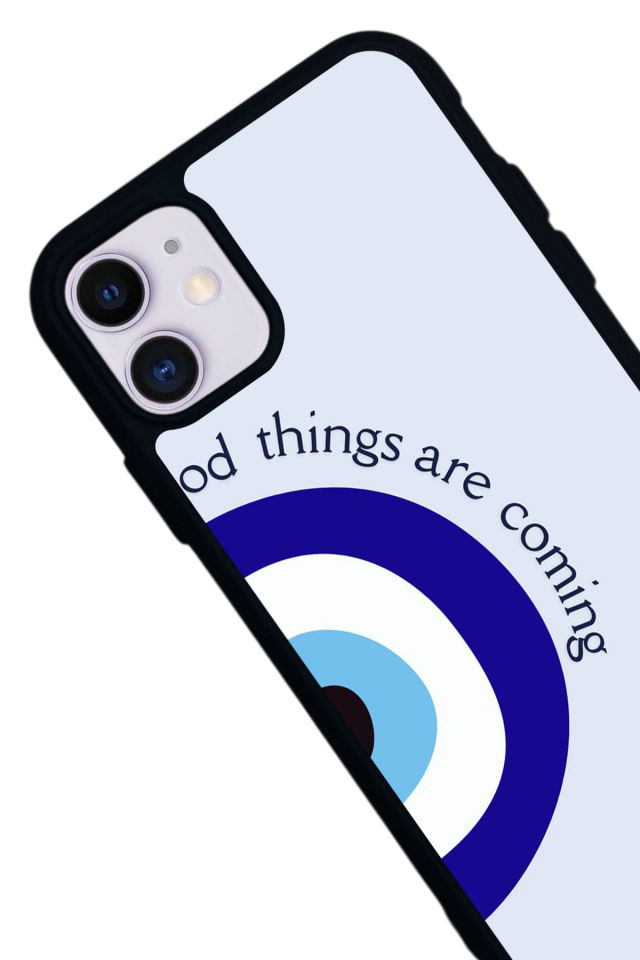 iPhone 11 Uyumlu Nazar Tasarımlı Glossy Premium Kılıf