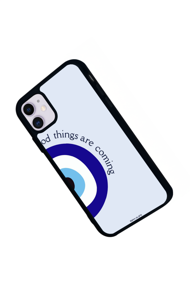 iPhone 11 Uyumlu Nazar Tasarımlı Glossy Premium Kılıf