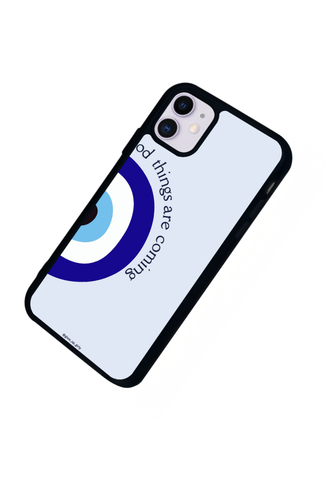 iPhone 11 Uyumlu Nazar Tasarımlı Glossy Premium Kılıf