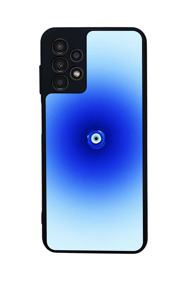Samsung Galaxy A13 Uyumlu Nazar Tasarımlı Glossy Premium Kılıf
