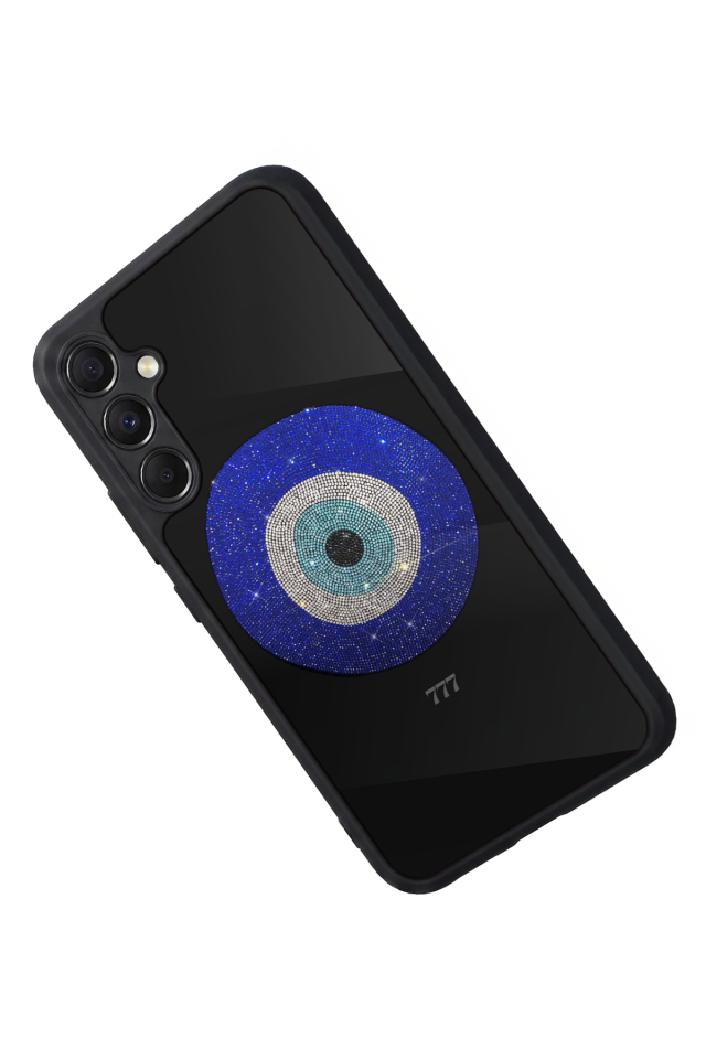 Samsung Galaxy M34 Uyumlu Nazar Tasarımlı Glossy Premium Kılıf