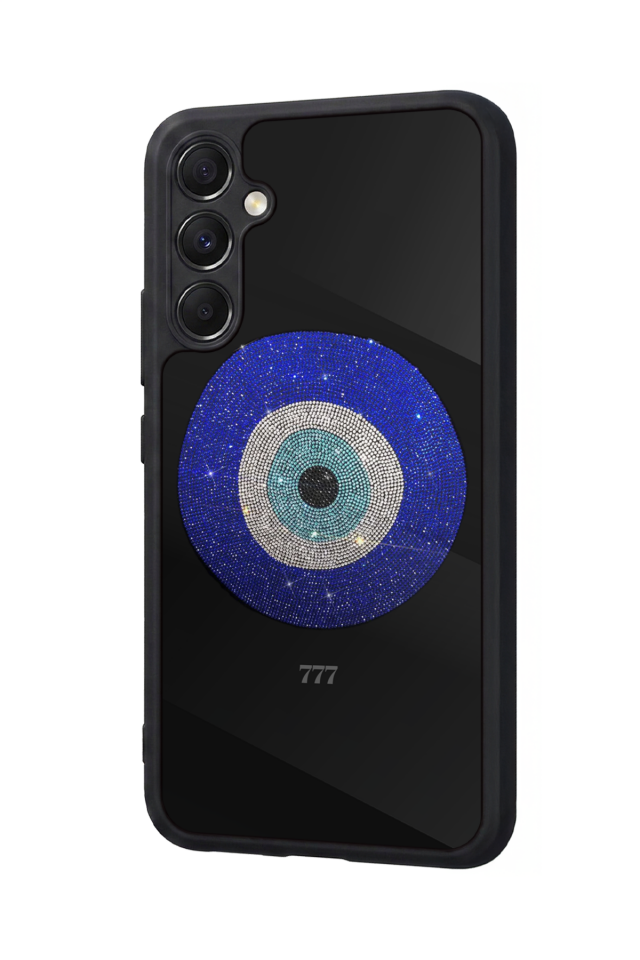Samsung Galaxy M34 Uyumlu Nazar Tasarımlı Glossy Premium Kılıf