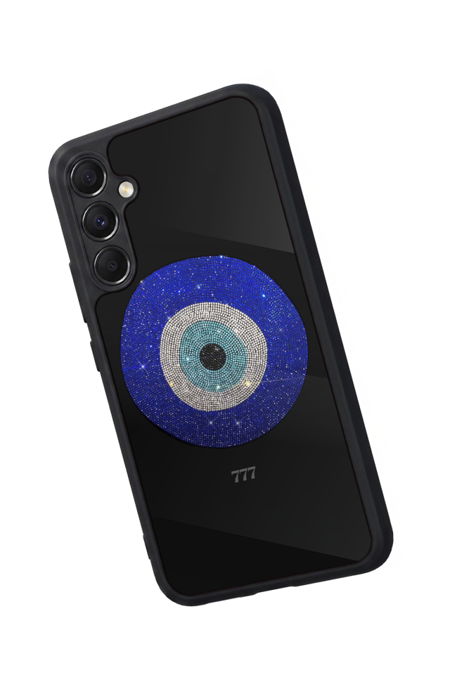 Samsung Galaxy M34 Uyumlu Nazar Tasarımlı Glossy Premium Kılıf