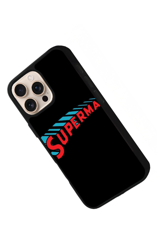 iPhone 15 Pro Uyumlu Superman Tasarımlı Glossy Premium Kılıf