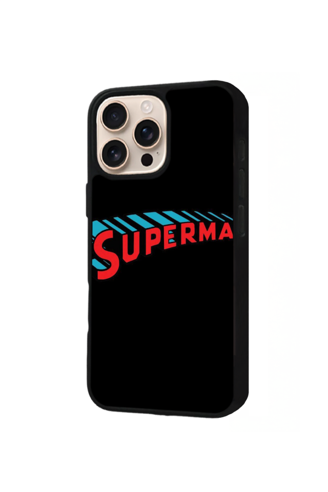 iPhone 15 Pro Uyumlu Superman Tasarımlı Glossy Premium Kılıf
