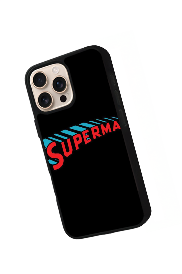 iPhone 15 Pro Uyumlu Superman Tasarımlı Glossy Premium Kılıf