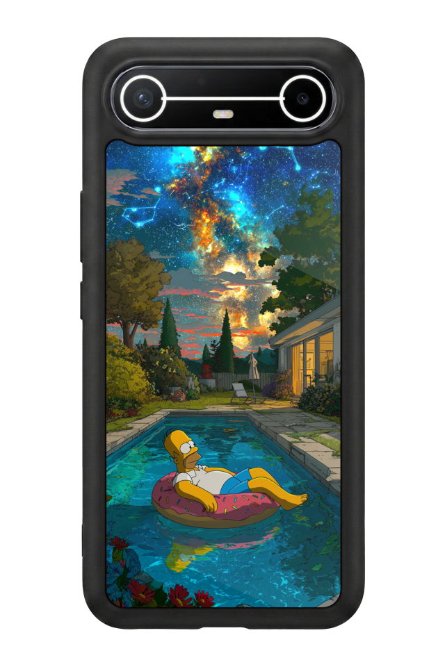 Tecno Spark Slim 5G Uyumlu The Simpsons Tasarımlı Glossy Premium Kılıf
