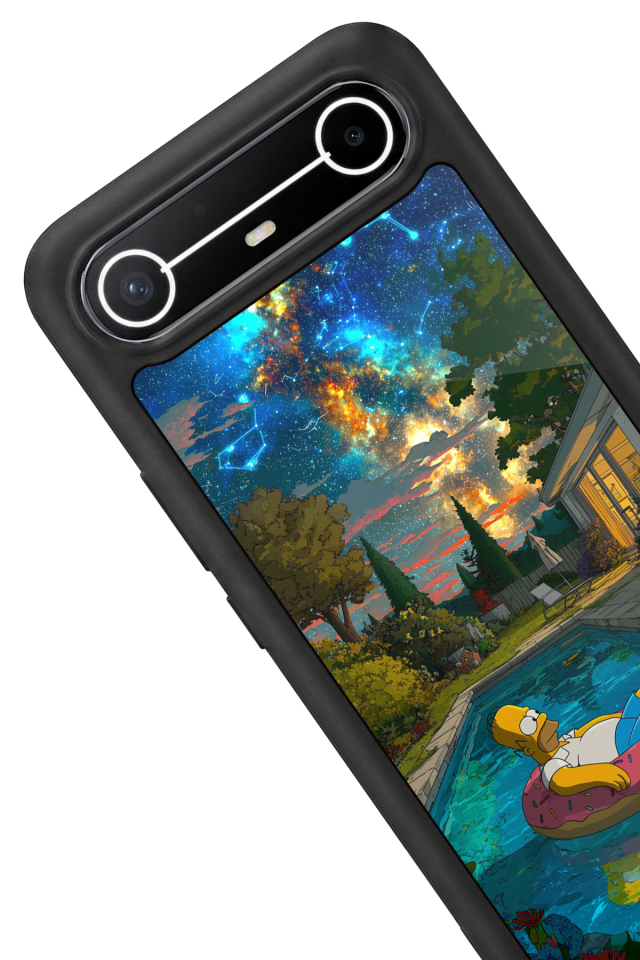 Tecno Spark Slim 5G Uyumlu The Simpsons Tasarımlı Glossy Premium Kılıf