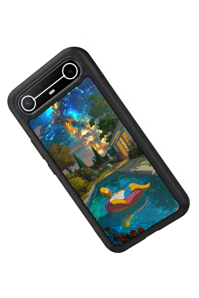 Tecno Spark Slim 5G Uyumlu The Simpsons Tasarımlı Glossy Premium Kılıf