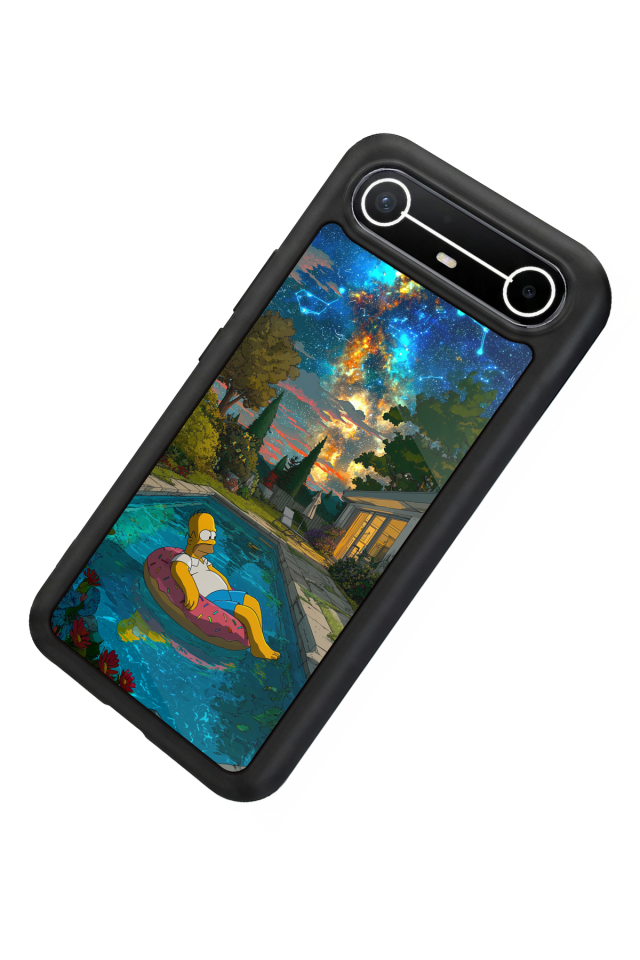 Tecno Spark Slim 5G Uyumlu The Simpsons Tasarımlı Glossy Premium Kılıf