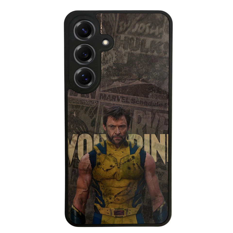 Samsung Galaxy S25 Uyumlu Wolverine Tasarımlı Glossy Premium Kılıf