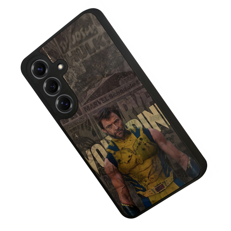 Samsung Galaxy S25 Uyumlu Wolverine Tasarımlı Glossy Premium Kılıf