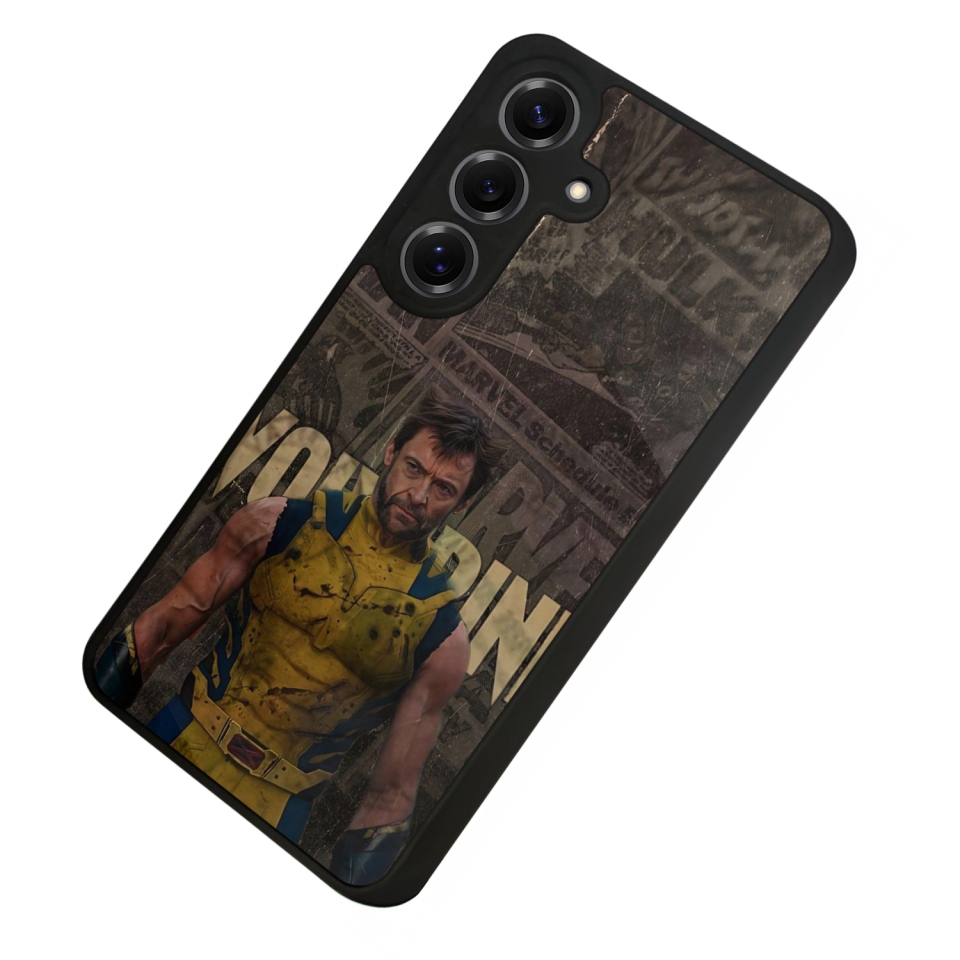 Samsung Galaxy S25 Uyumlu Wolverine Tasarımlı Glossy Premium Kılıf