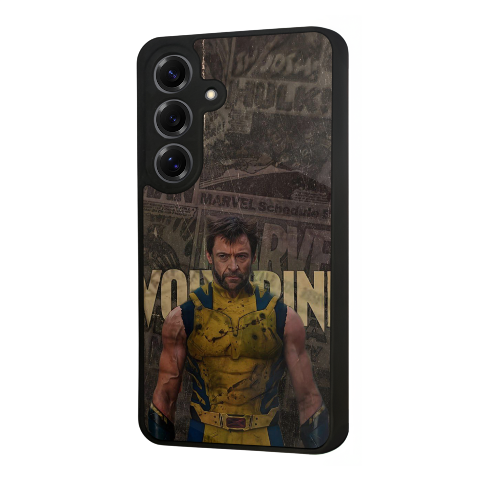 Samsung Galaxy S25 Uyumlu Wolverine Tasarımlı Glossy Premium Kılıf