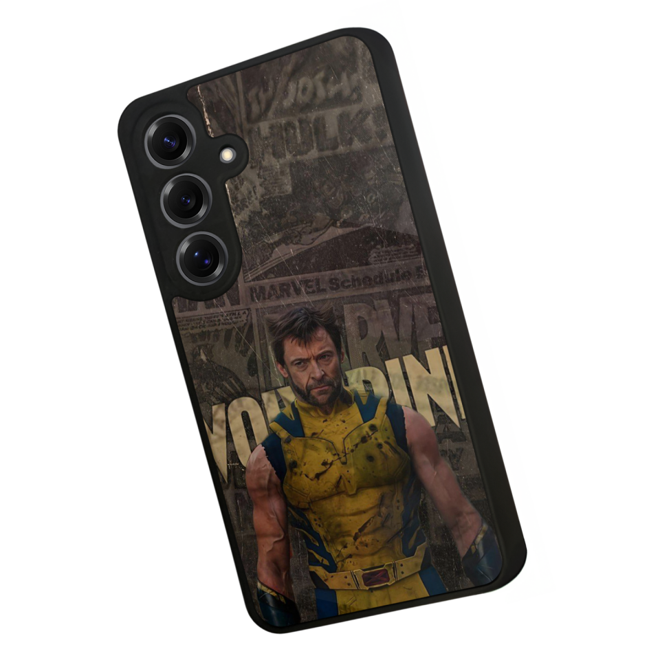 Samsung Galaxy S25 Uyumlu Wolverine Tasarımlı Glossy Premium Kılıf