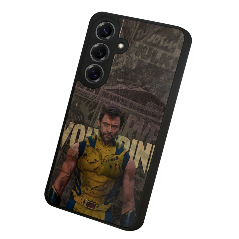 Samsung Galaxy S25 Uyumlu Wolverine Tasarımlı Glossy Premium Kılıf