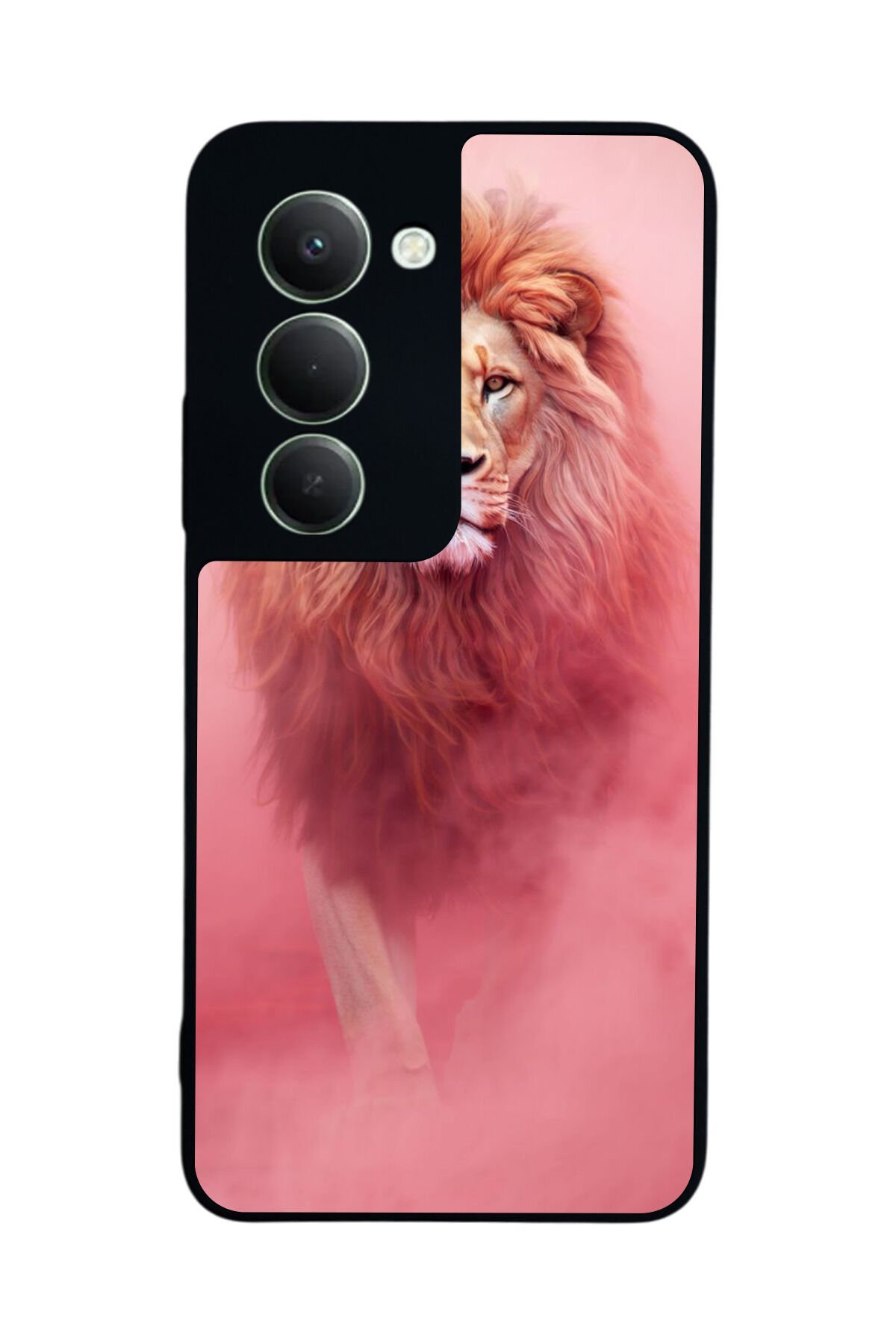 Xiaomi Redmi 15 5G Uyumlu Aslan Tasarımlı Glossy Premium Kılıf