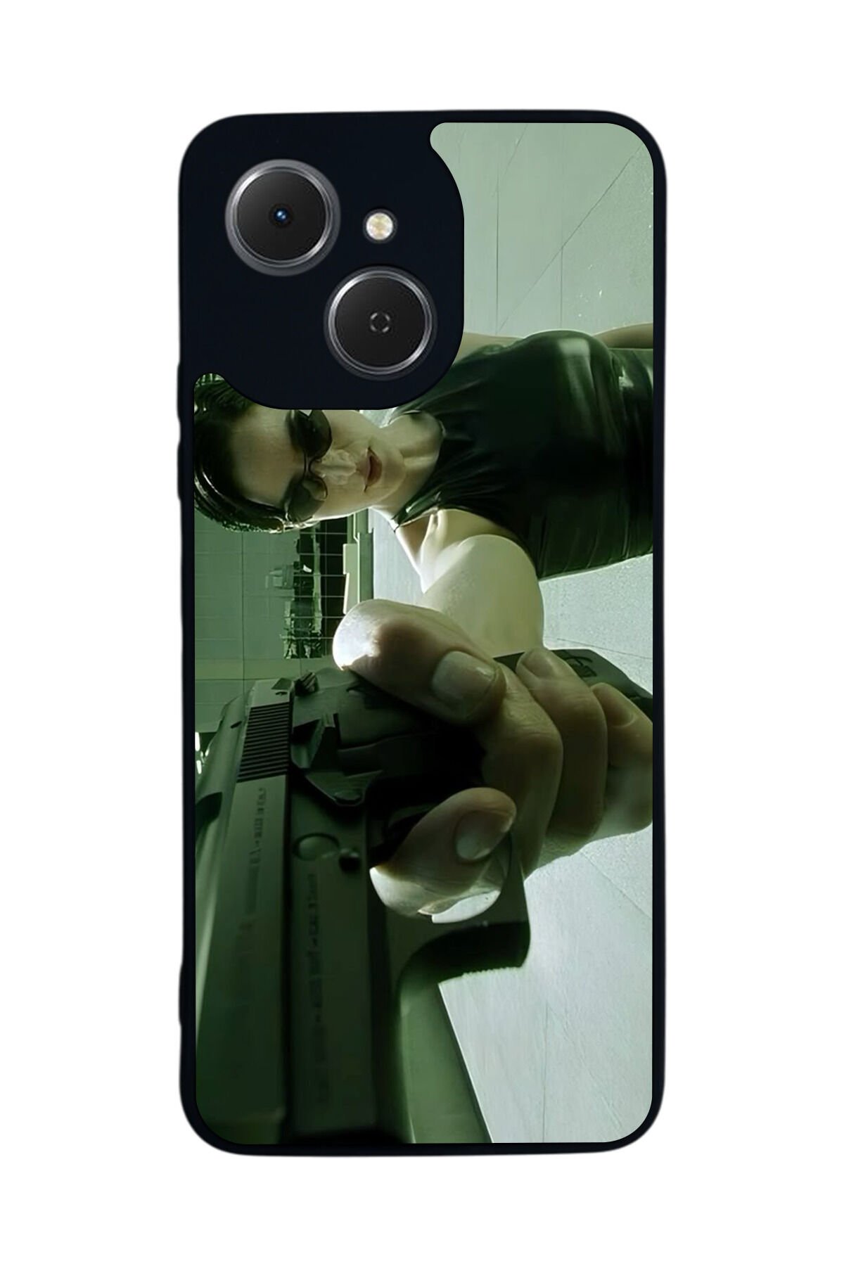 Tecno Spark 40C Uyumlu Matrix Tecno Spark 40C Tasarımlı Glossy Premium Kılıf