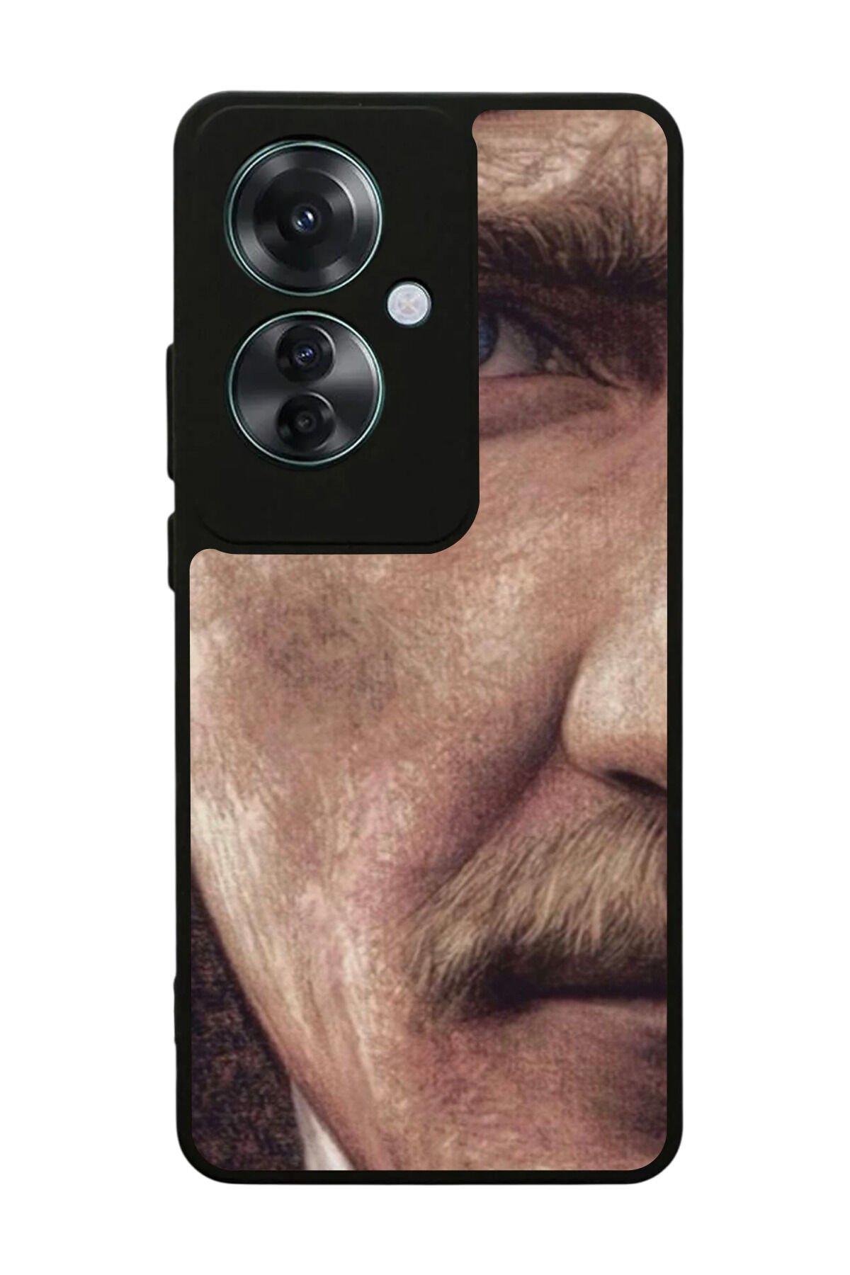 Oppo Reno 11F Uyumlu Mustafa Kemal Ataturk Tasarımlı Glossy Premium Kılıf