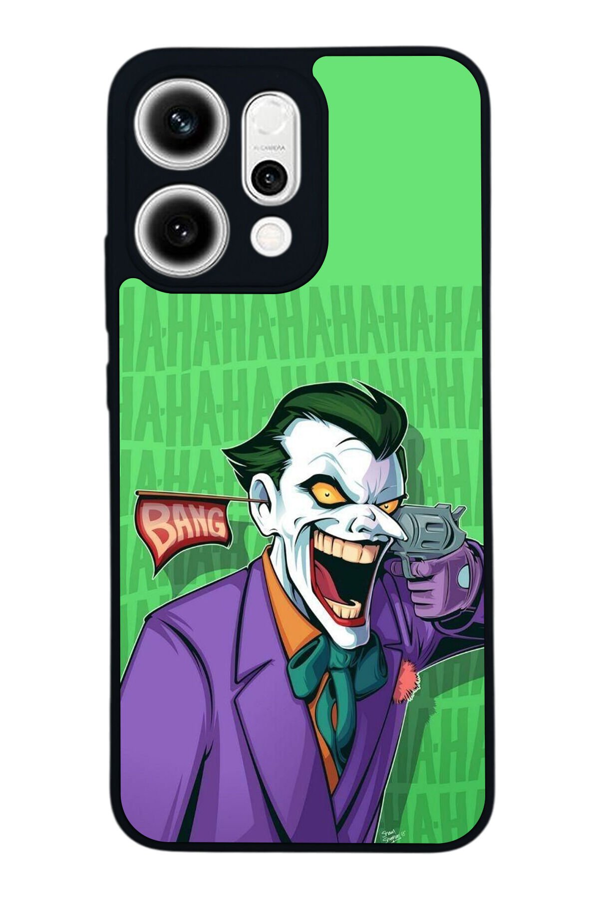 Oppo Reno 14 Uyumlu Joker Tasarımlı Glossy Premium Kılıf