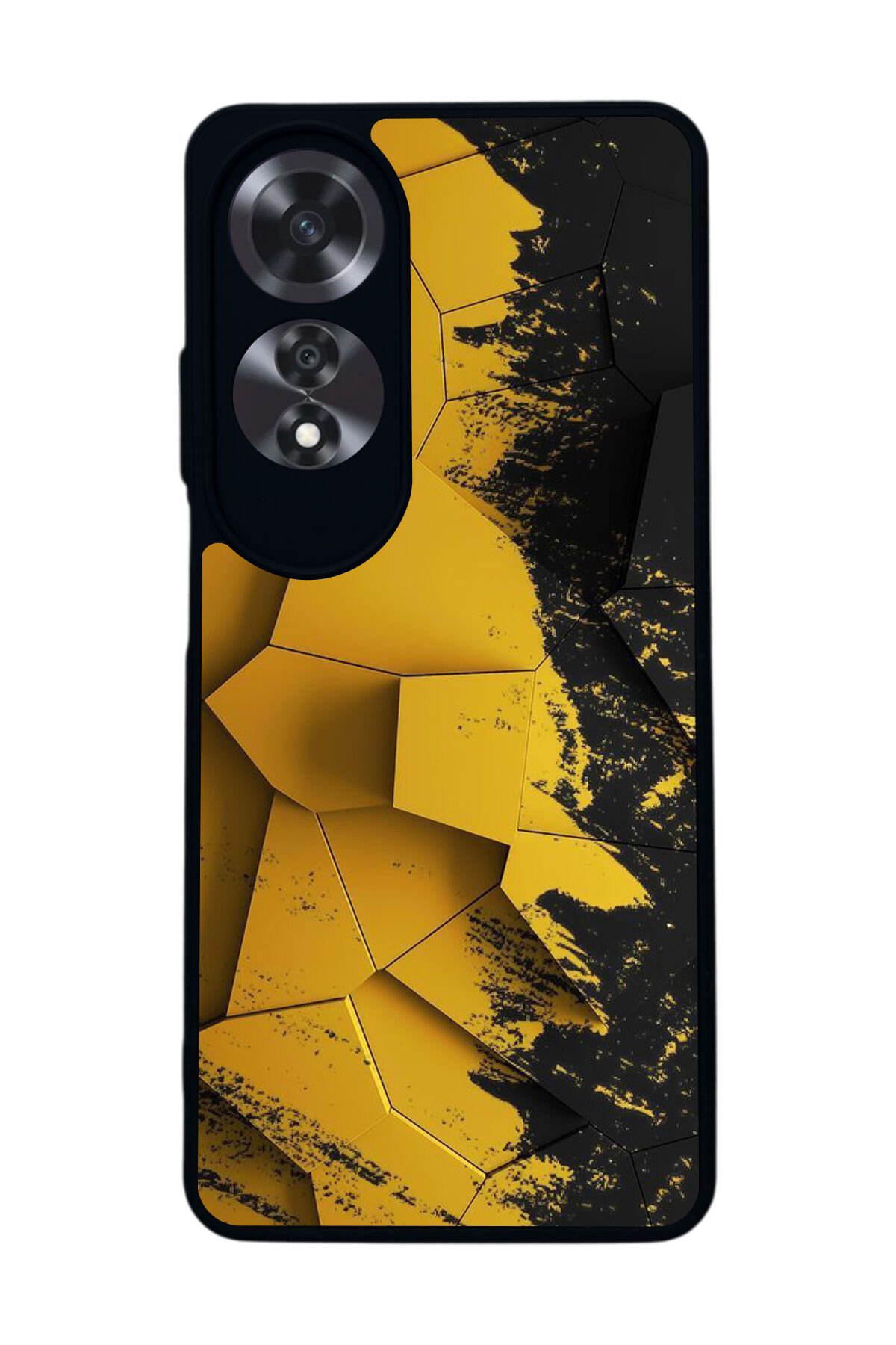 Oppo A60 Mat Siyah uyumlu Kılıf – Yumuşak Silikon, Koruyucu, Şok Emici Kapak