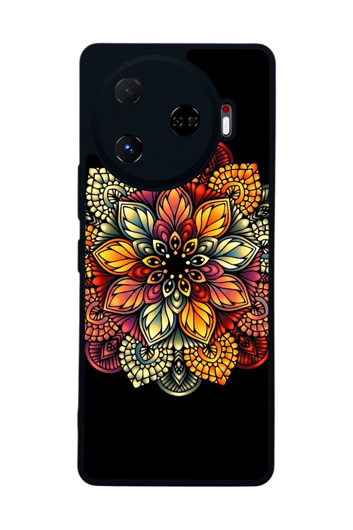 Tecno Camon 30 Pro Uyumlu Mandala Tasarımlı Glossy Premium Kılıf