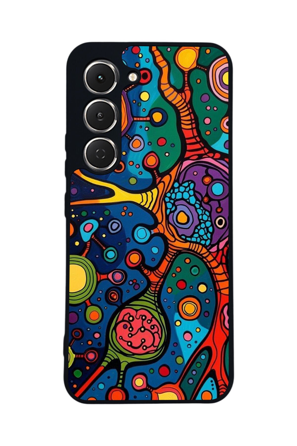 Tecno Spark 40 Pro Uyumlu Abstract Tasarımlı Glossy Premium Kılıf