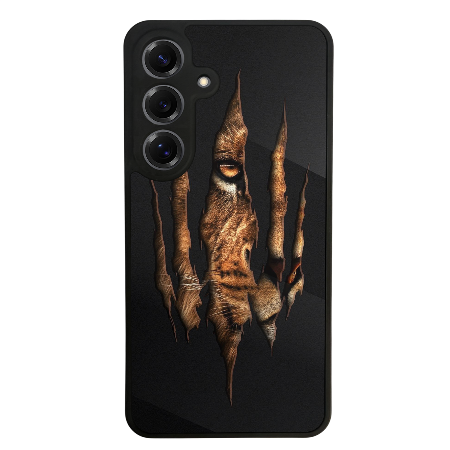 Samsung Galaxy S25 Uyumlu Aslan Tasarımlı Glossy Premium Kılıf