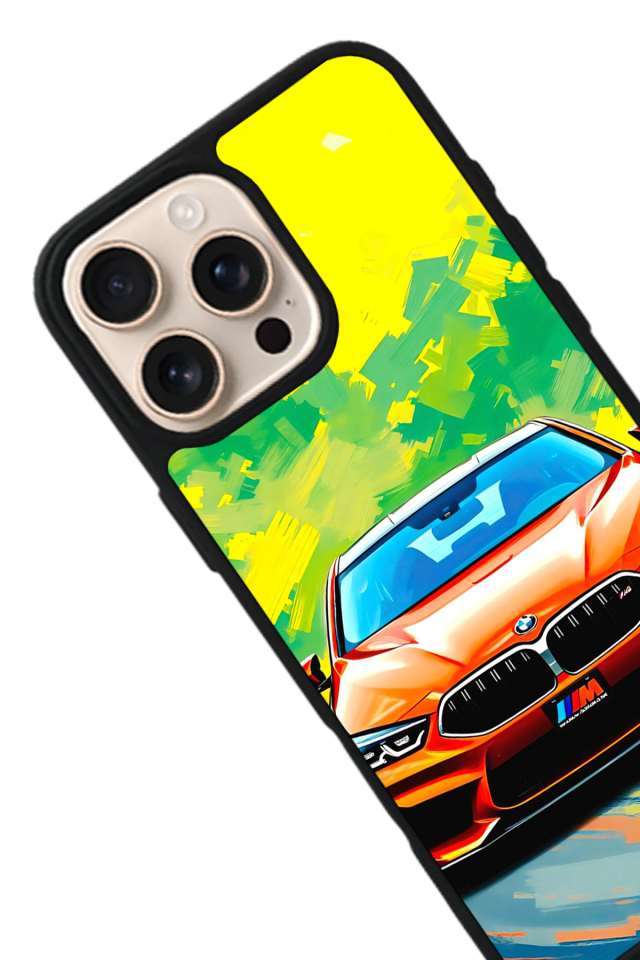 iPhone 14 Pro Max Uyumlu BMW Tasarımlı Glossy Premium Kılıf