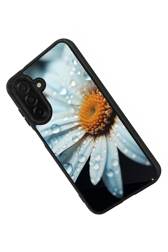 Samsung Galaxy A56 Uyumlu Cicek Tasarımlı Glossy Premium Kılıf