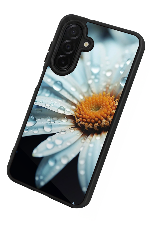 Samsung Galaxy A56 Uyumlu Cicek Tasarımlı Glossy Premium Kılıf