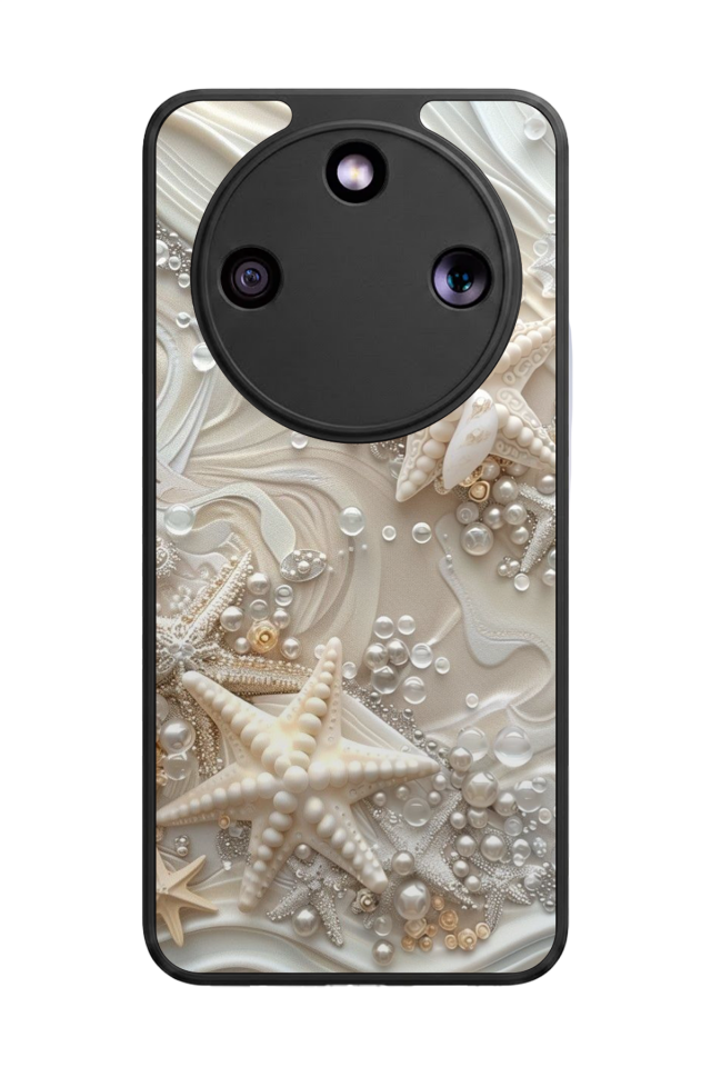 Honor Magic 8 Lite Uyumlu  İnci Tasarımlı Glossy Premium Kılıf