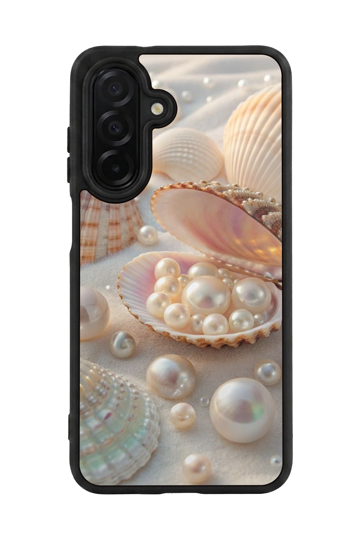 Samsung Galaxy A36 Uyumlu  İnci Tasarımlı Glossy Premium Kılıf