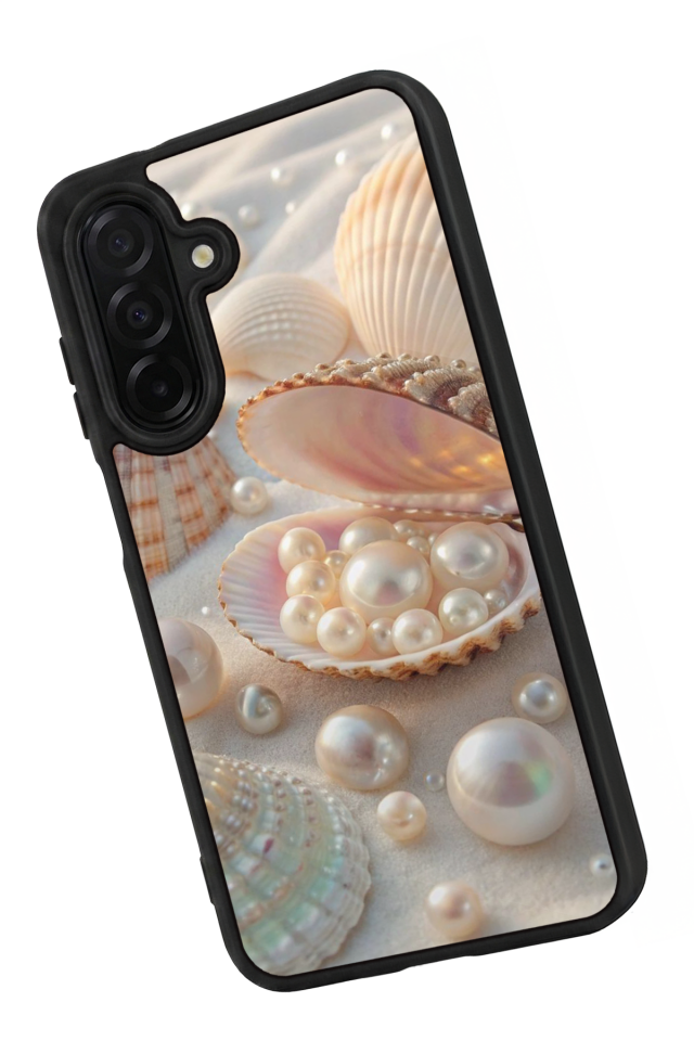 Samsung Galaxy A36 Uyumlu  İnci Tasarımlı Glossy Premium Kılıf