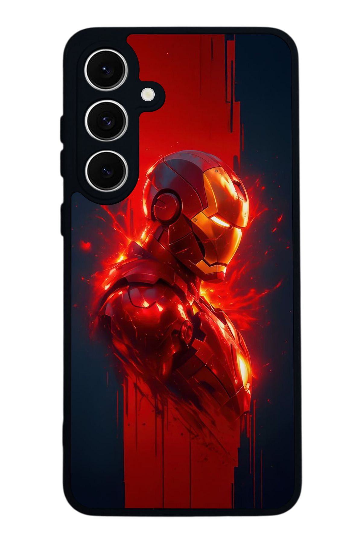 Samsung Galaxy A16 Uyumlu  Iron Man ( Demir Adam ) Tasarımlı Glossy Premium Kılıf
