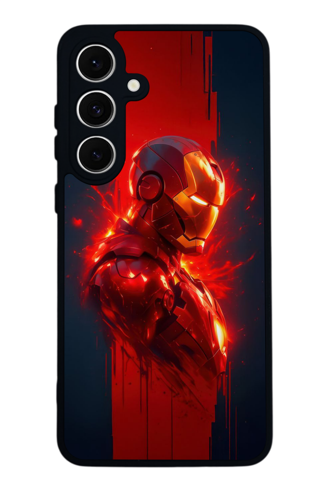 Samsung Galaxy A16 Uyumlu  Iron Man ( Demir Adam ) Tasarımlı Glossy Premium Kılıf