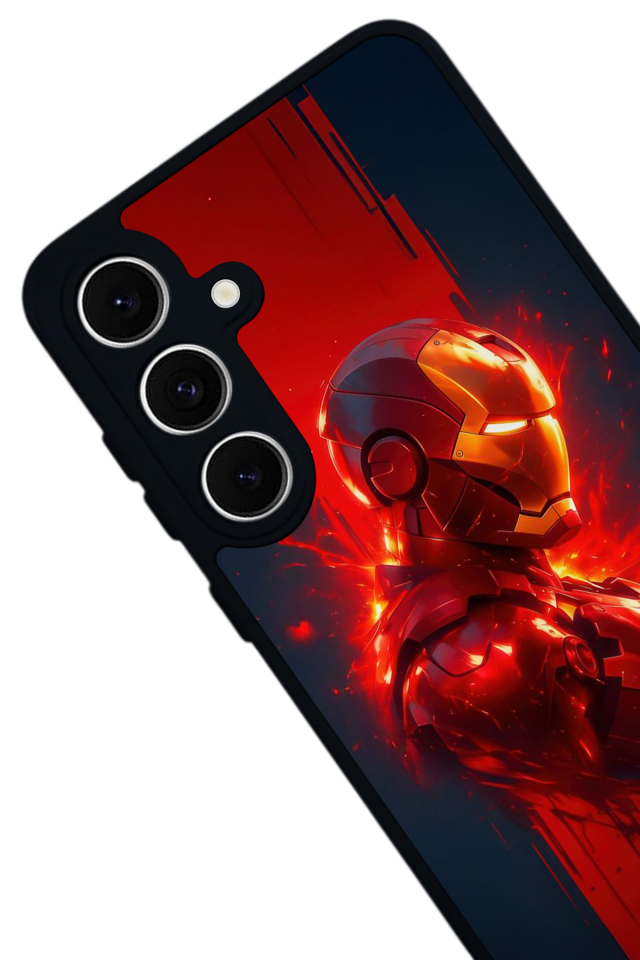 Samsung Galaxy A16 Uyumlu  Iron Man ( Demir Adam ) Tasarımlı Glossy Premium Kılıf