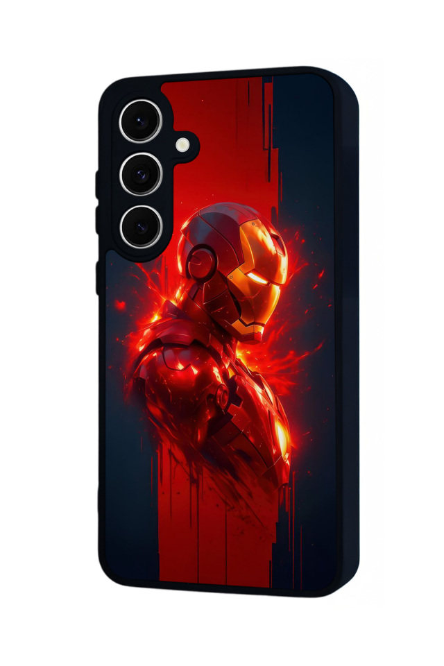 Samsung Galaxy A16 Uyumlu  Iron Man ( Demir Adam ) Tasarımlı Glossy Premium Kılıf