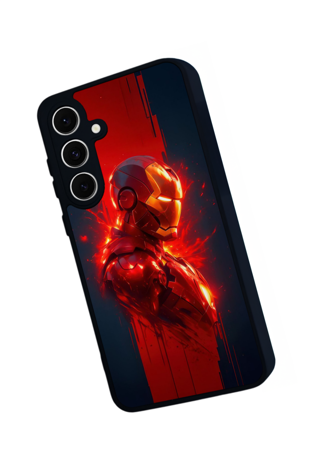 Samsung Galaxy A16 Uyumlu  Iron Man ( Demir Adam ) Tasarımlı Glossy Premium Kılıf