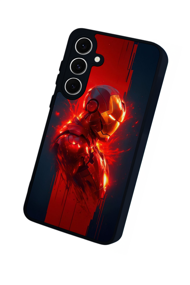 Samsung Galaxy A16 Uyumlu  Iron Man ( Demir Adam ) Tasarımlı Glossy Premium Kılıf