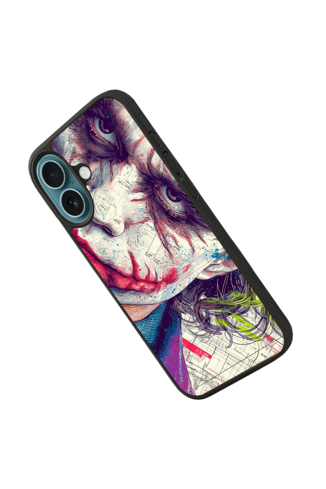 iPhone 16 Uyumlu Joker Tasarımlı Glossy Premium Kılıf