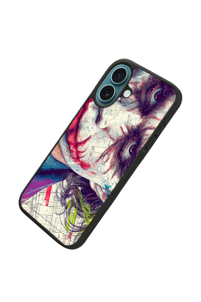 iPhone 16 Uyumlu Joker Tasarımlı Glossy Premium Kılıf
