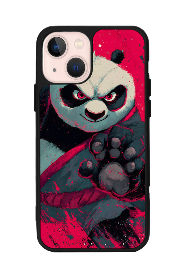 iPhone 13 Mini Uyumlu Kung Fu Panda Tasarımlı Glossy Premium Kılıf