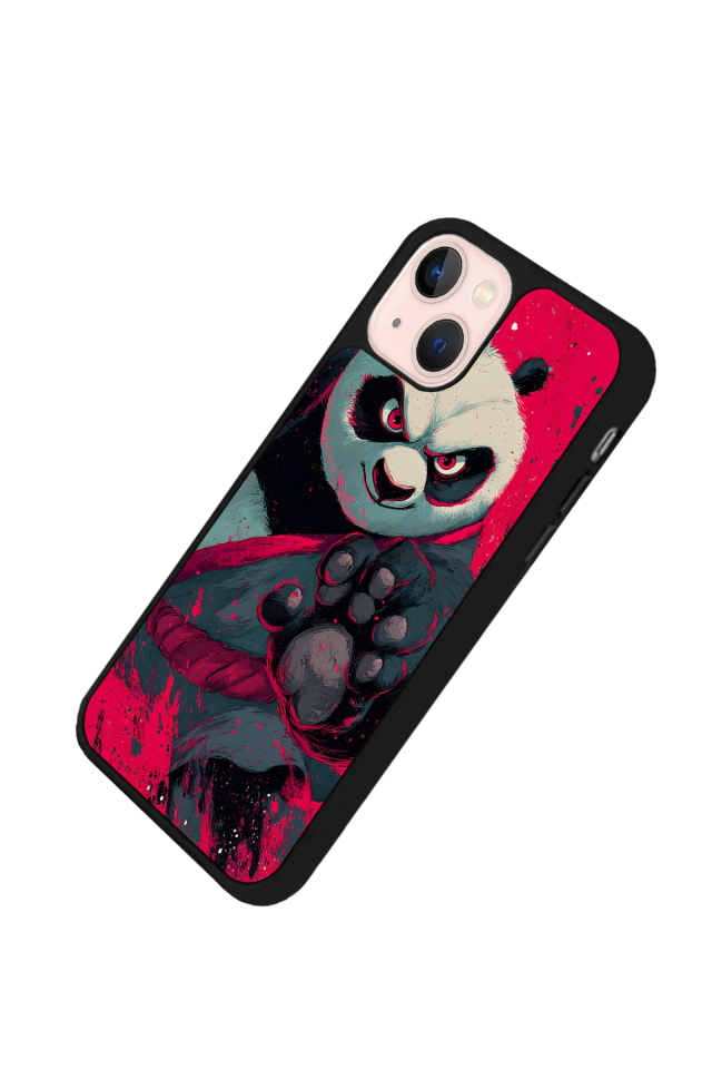 iPhone 13 Mini Uyumlu Kung Fu Panda Tasarımlı Glossy Premium Kılıf