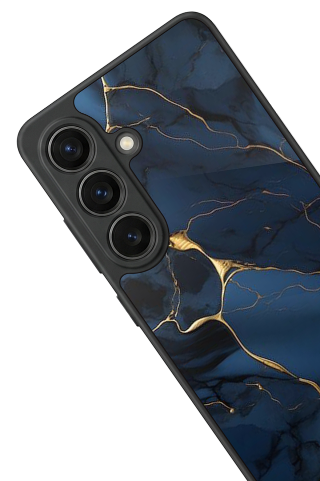 Samsung Galaxy S26 Uyumlu Mermer Marble Tasarımlı Glossy Premium Kılıf