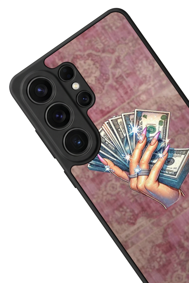 Samsung Galaxy S26 Ultra Uyumlu Money Para Tasarımlı Glossy Premium Kılıf