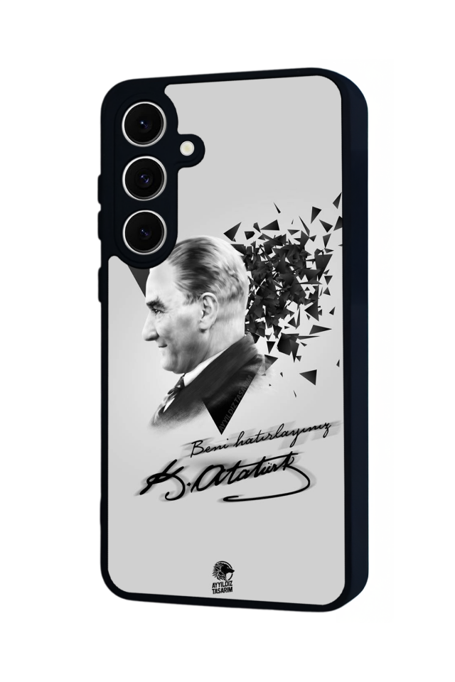 Samsung Galaxy S24 FE Uyumlu Mustafa Kemal Ataturk Tasarımlı Glossy Premium Kılıf