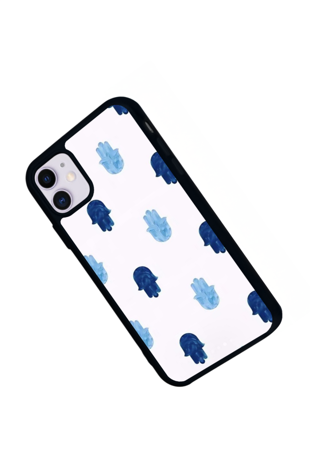 iPhone 11 Uyumlu Nazar Tasarımlı Glossy Premium Kılıf